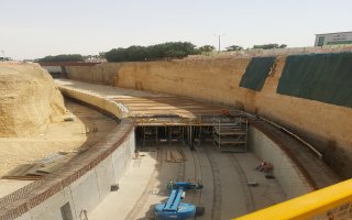 Structural Works for Cut & Cover in Line 5 in Riyadh Metro Project Package 