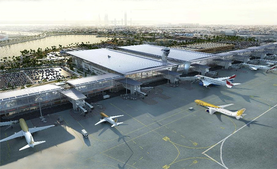 Civil Works for Terminal Building (PTB) of Bahrain International Airport